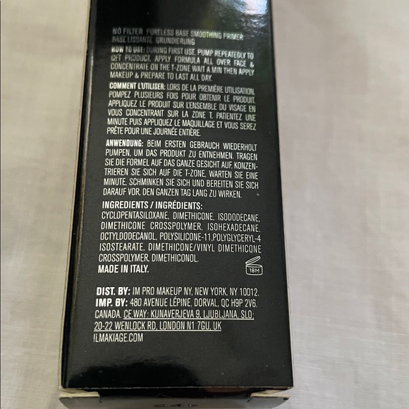 IL MAKIAGE No Filler Poreless Base Smoothing Primer NIB - Picture 4 of 7